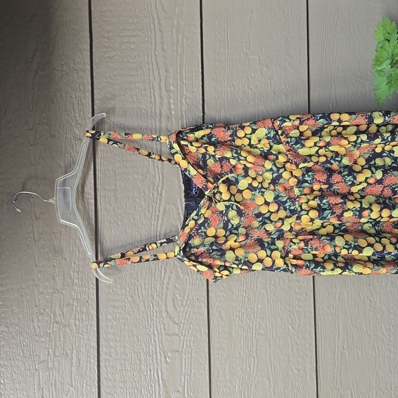 City Chic Zesty Fun Oranges Dress L 20 2X - Picture 4 of 12